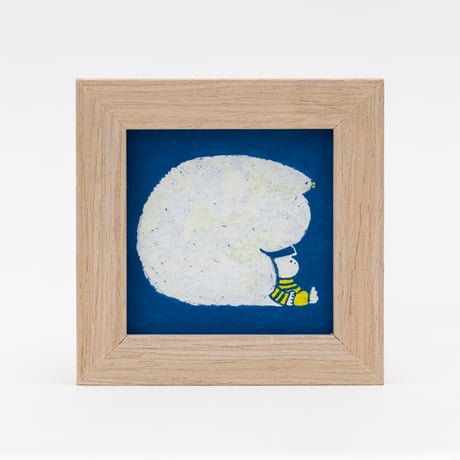華 ミニ原画「とりとひと」No.2