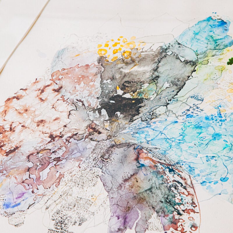 野村佳代　原画　作品　絵画　美術　水彩画　抽象画 野村佳代 原画 作品 絵画 美術 水彩画 抽象画 クリエイター