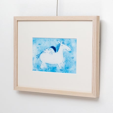 夏雲 原画「Good Night-horse」