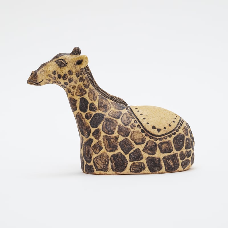 谷村仁美 陶作品「小さいお友達・キリン」 | gallery So-Ra online shop