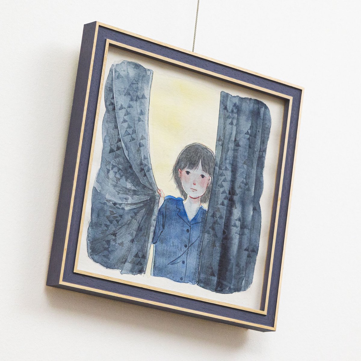 RUKURUKUさま専用（原画）茜色の散歩道【A5サイズ／水彩画／#2646】 c8af0071fd08a17822ccd004108159