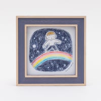 夏雲 ミニ原画「Moonbow」