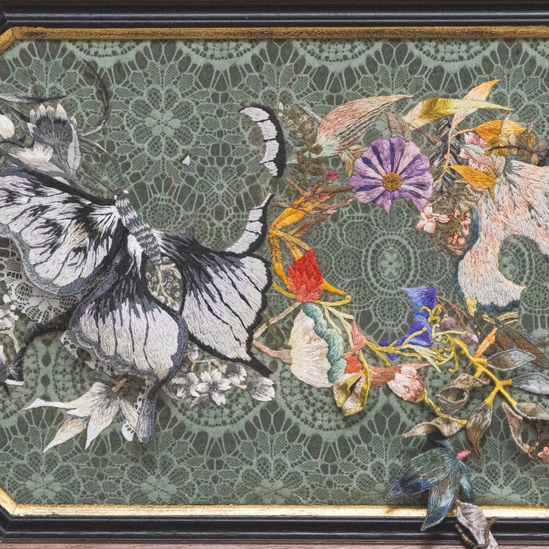 halu- 刺繍絵画「原点回帰」 | gallery So-Ra online shop