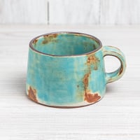 エヴァーソン朋子 陶作品「マグカップ 空色」