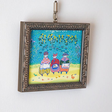 こにしともよ 原画「お花見」