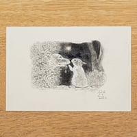 イマナミナナミ ドローイング原画「待ってたよ」