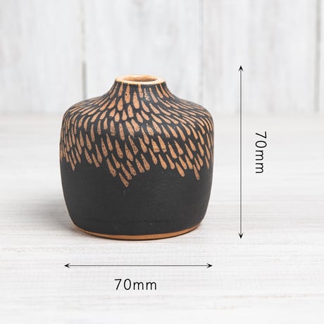 エヴァーソン朋子 陶作品「花器」A8