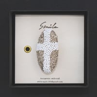 SmiLe「だ円クロスブローチ」 No.4