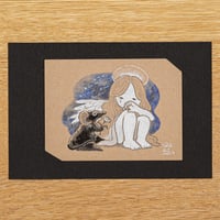 イマナミナナミ ドローイング原画「星降る夜に」