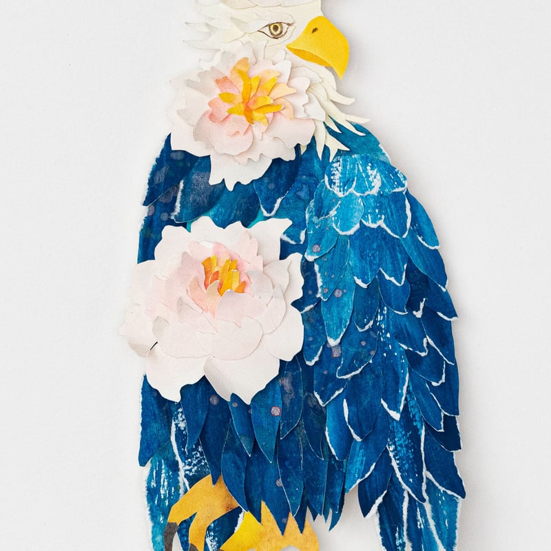 とmoえ 原画「こぼれて咲いた胸の内」 | gallery So-Ra online shop