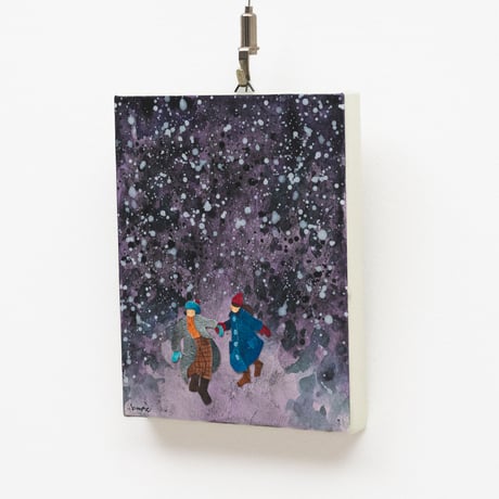 とmoえ 原画「雪降る森を抜けて」