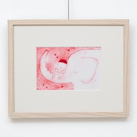 夏雲 原画「Good Night-elephant」