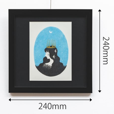 Satomi 原画「漆黒の夜」
