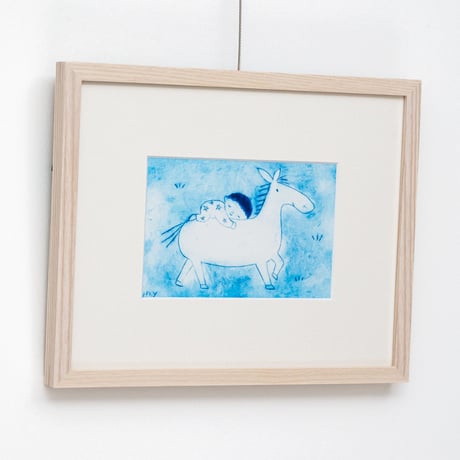 夏雲 原画「Good Night-horse」