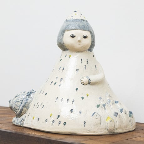 谷村仁美 陶作品「虎が棲む山」