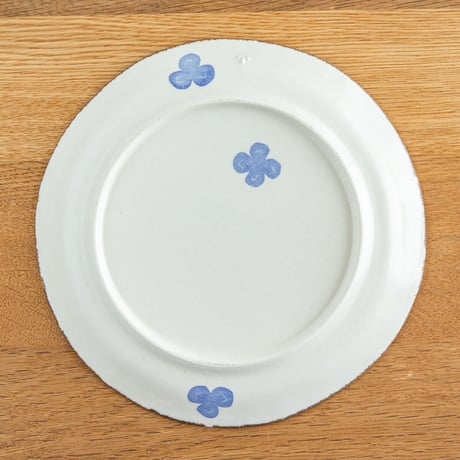 かとうようこ 陶作品「丸皿 18cm・とり」