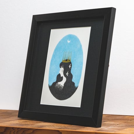 Satomi 原画「漆黒の夜」