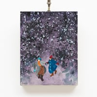 とmoえ 原画「雪降る森を抜けて」