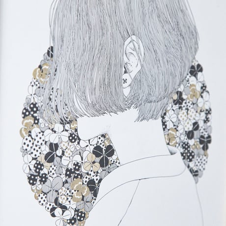 Satomi 原画「四つ葉のピアス」