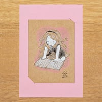 イマナミナナミ ドローイング原画「わたしにはあなただけ...」