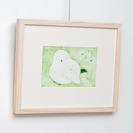 夏雲 原画「Good Night-owl」