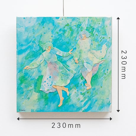 とmoえ 原画「風と舞う」