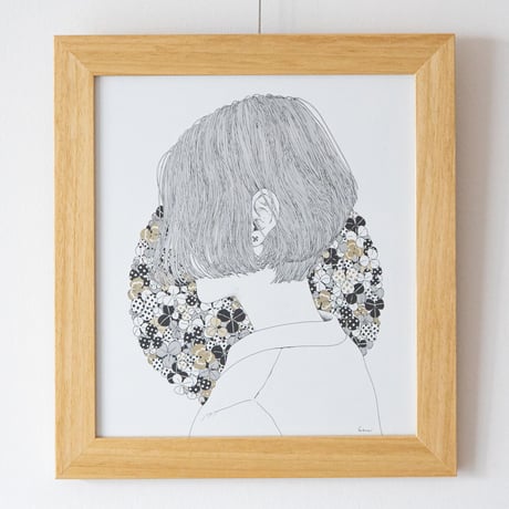 Satomi 原画「四つ葉のピアス」