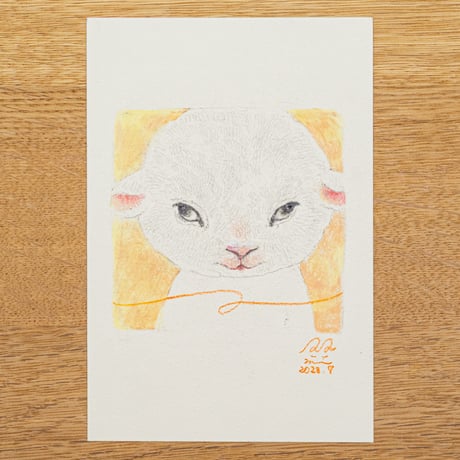 イマナミナナミ ドローイング原画「朝を待つ」