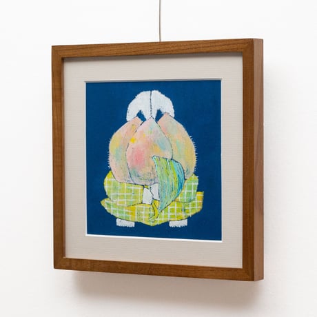 華 原画「花・うさぎちゃん」
