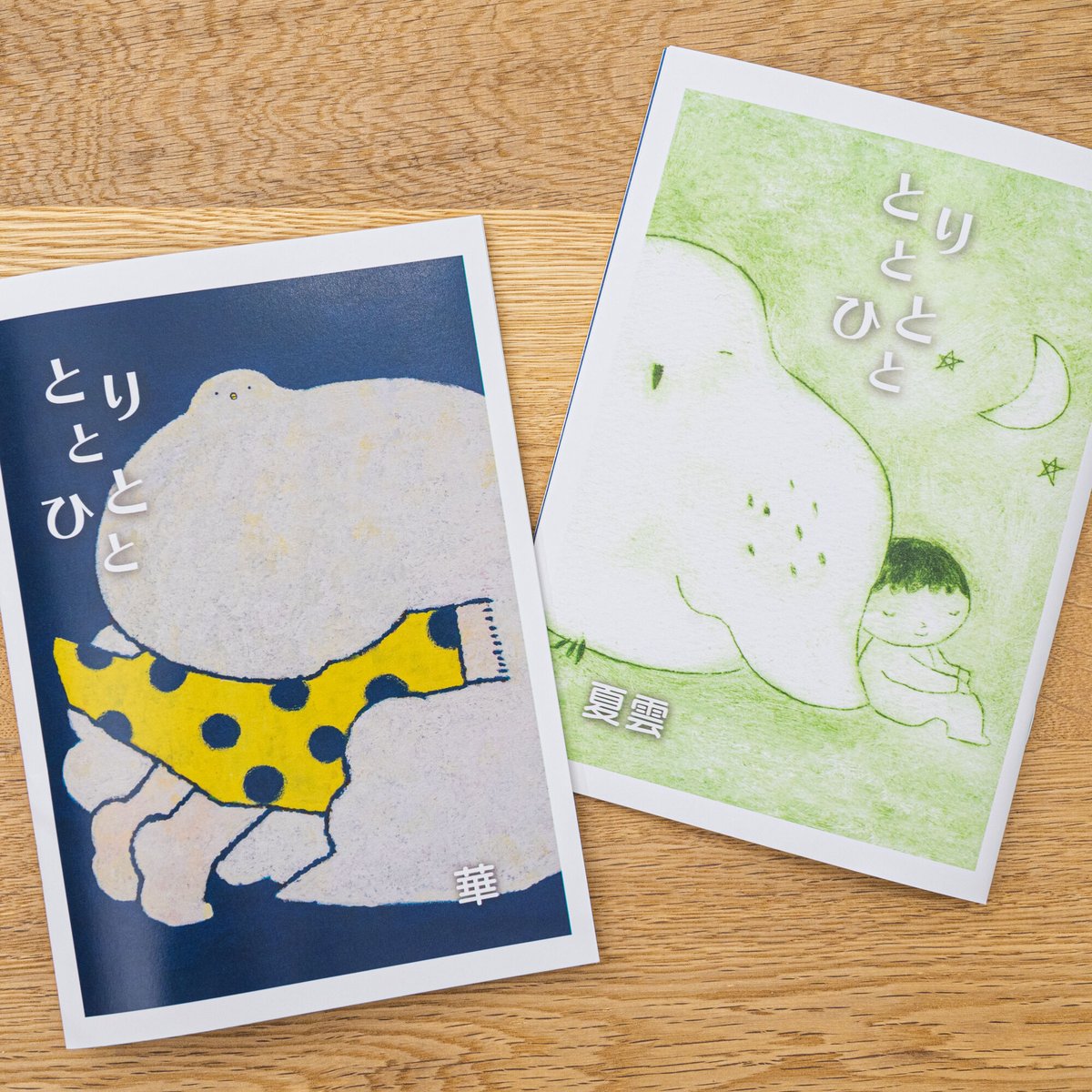 華と夏雲のアトリエ ZINE「とりとひとと」 | gallery So-Ra online shop