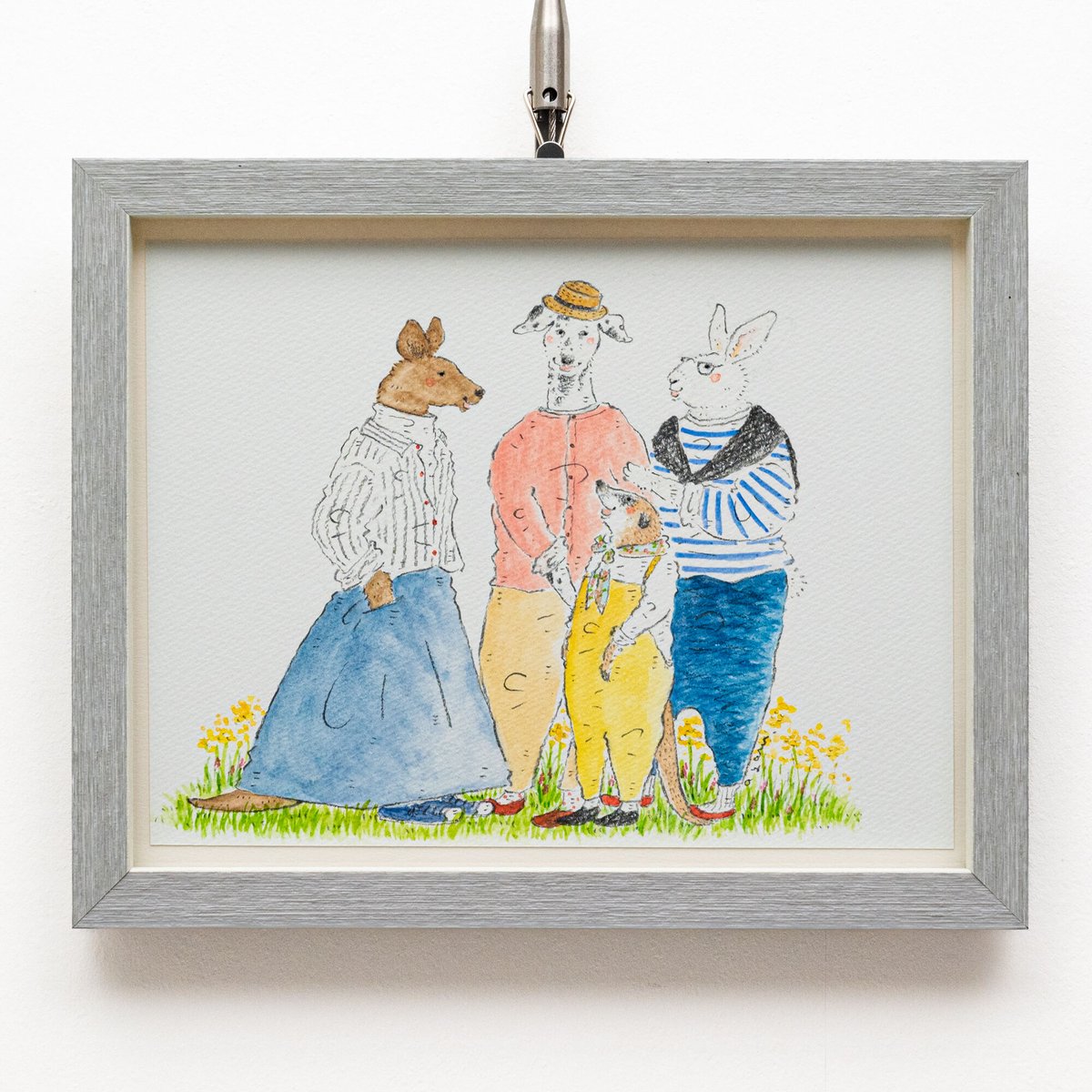 松岡文 原画「春のお話4人組」 | gallery So-Ra online shop
