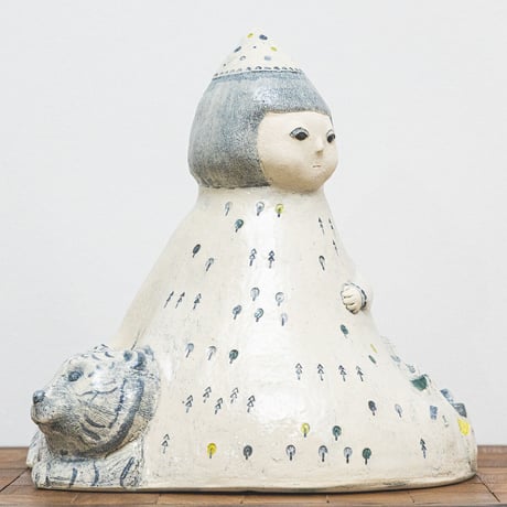 谷村仁美 陶作品「虎が棲む山」