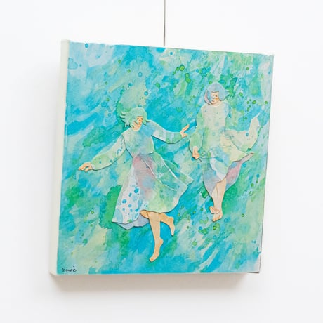 とmoえ 原画「風と舞う」