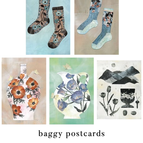 baggy ポストカードセット「Floral」