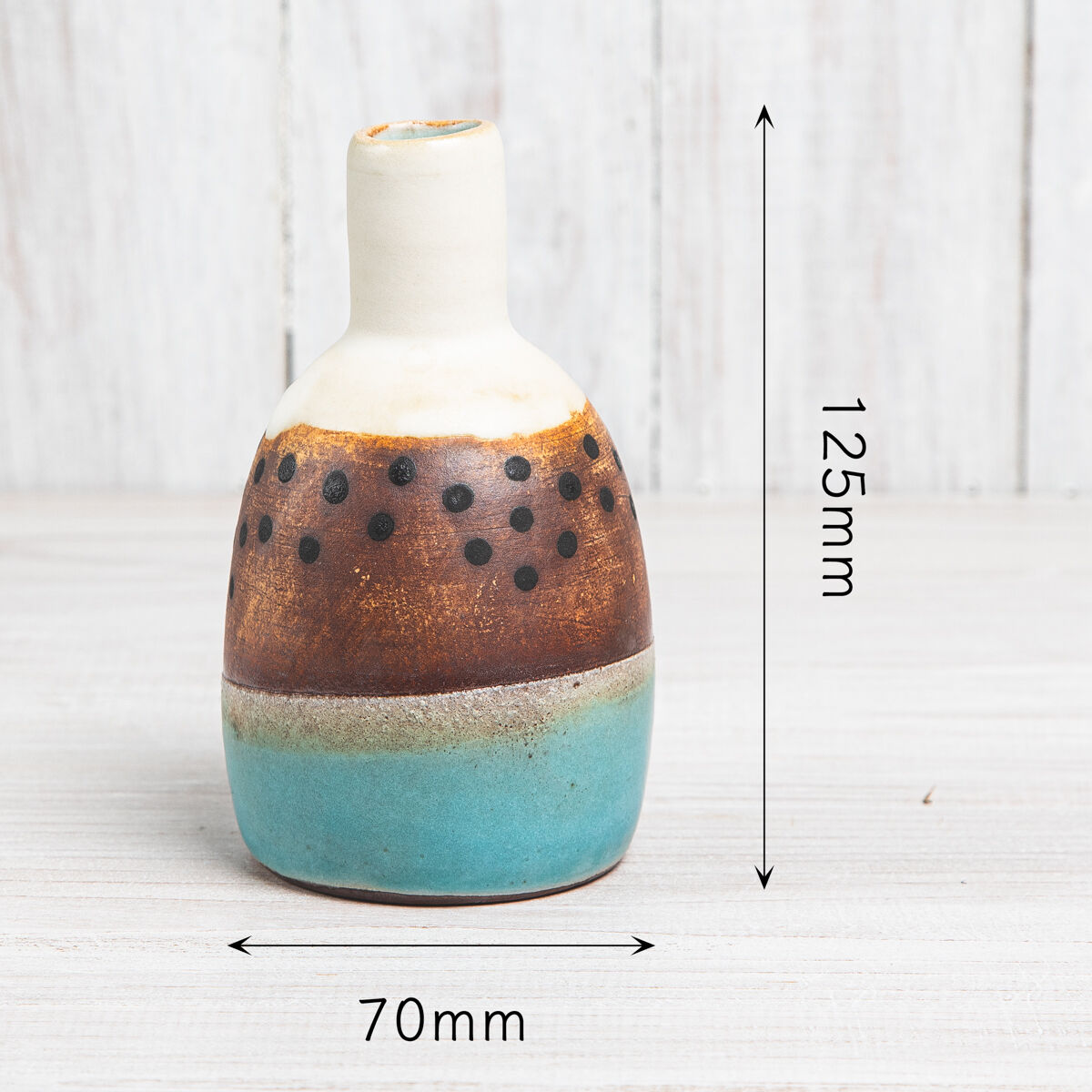 エヴァーソン朋子 陶作品「花器」A4 | gallery So-Ra online shop