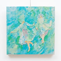 とmoえ 原画「風と舞う」