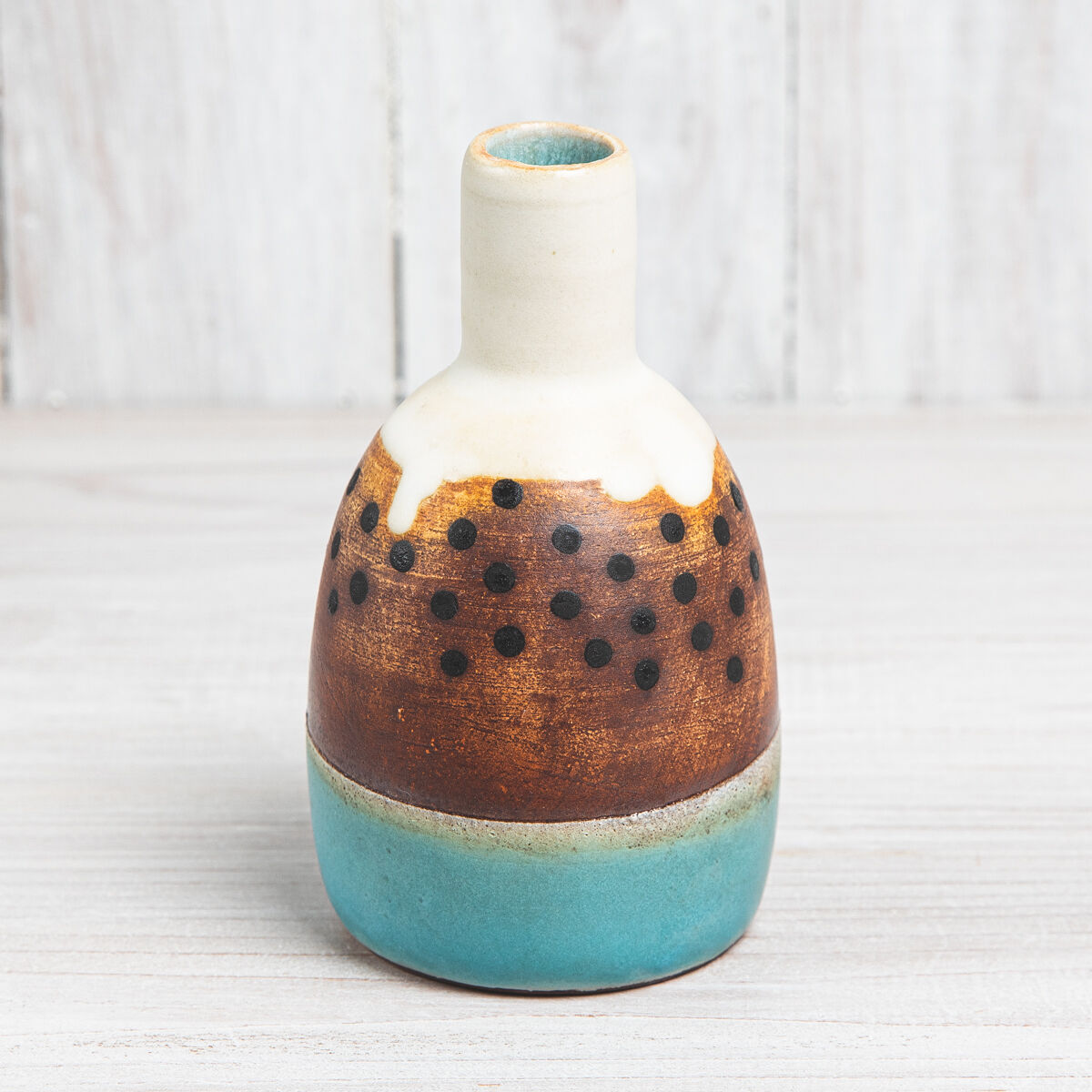 エヴァーソン朋子 陶作品「花器」A4 | gallery So-Ra online shop