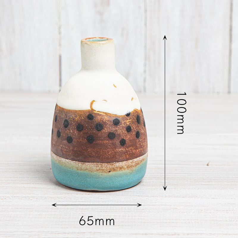 エヴァーソン朋子 陶作品「花器」A5 | gallery So-Ra online shop