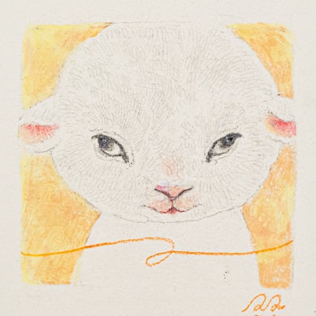 イマナミナナミ ドローイング原画「朝を待つ」