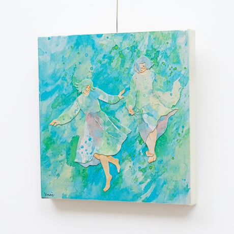 とmoえ 原画「風と舞う」