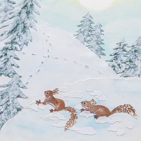 とmoえ「雪降る山のある日」