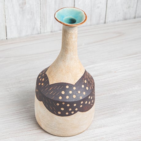 エヴァーソン朋子 陶作品「花器」A1