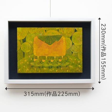 華 原画「カルテット柿」