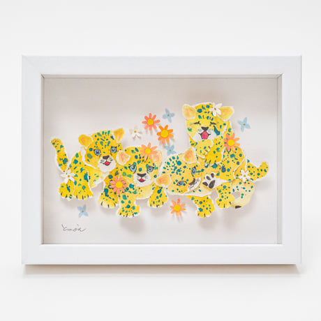 とmoえ 原画「光たち・ヒョウ」