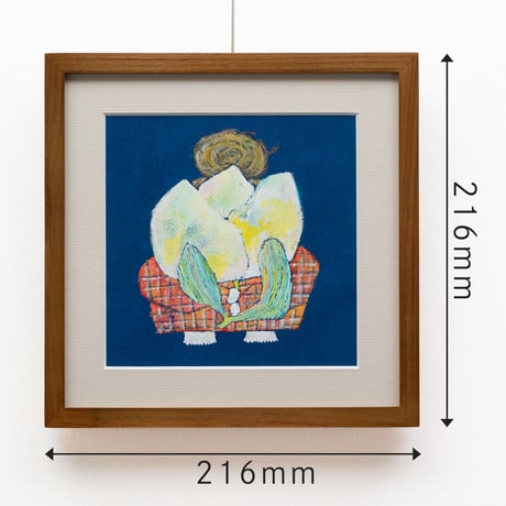華 原画「花・おだんごちゃん」