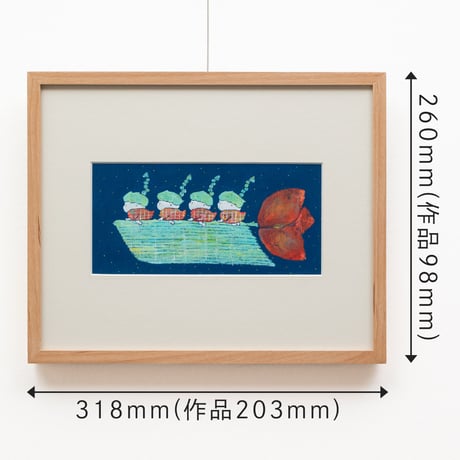 華 原画「カルテットと尾花さん」