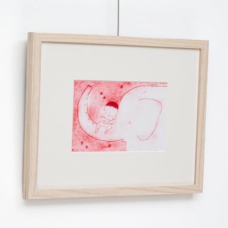 夏雲 原画「Good Night-elephant」