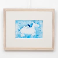 夏雲 原画「Good Night-horse」