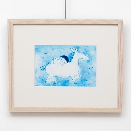 夏雲 原画「Good Night-horse」