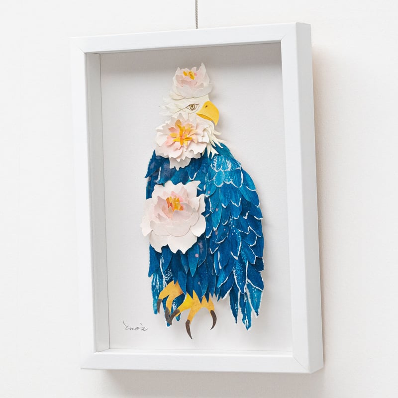 とmoえ 原画「こぼれて咲いた胸の内」 | gallery So-Ra online shop